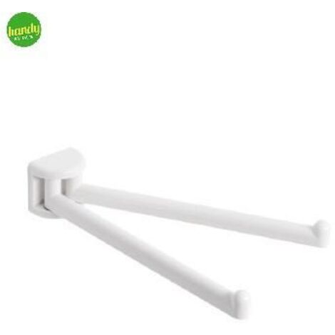 Portasalviette a muro a snodo Linea Metaform Bianco 41cm