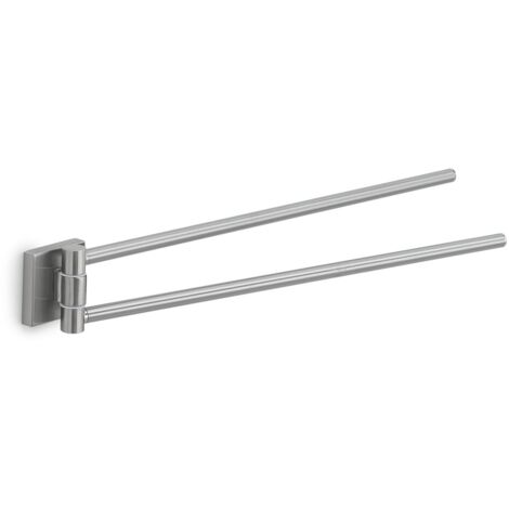 Portasalviette a snodo da muro in acciaio inox AISI 304 e Cromall FJ23 Gedy serie FUJI Satinato