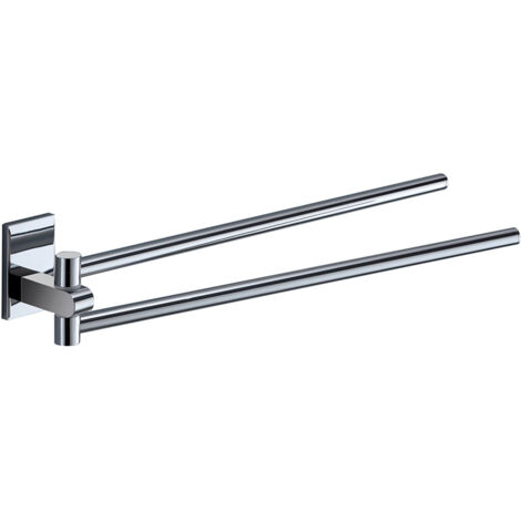 Portasalviette a snodo da muro in acciaio inox e Cromall 7823 Gedy serie MAINE Cromato