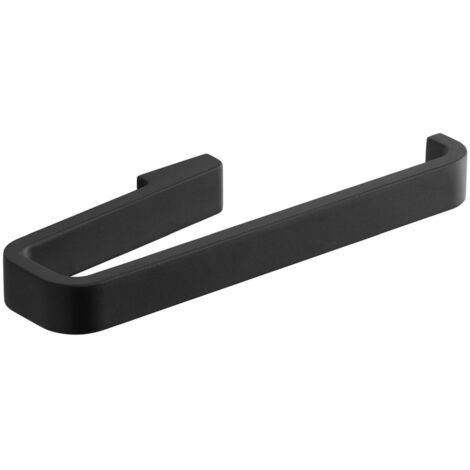Portasalviette ad anello da muro in ottone e Cromall A870 Gedy serie SAMOA Nero Matt