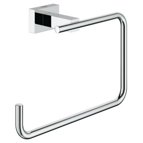 PORTASALVIETTE AD ANELLO ESSENTIALS CUBE- Cromo- GROHE- pezzi 1