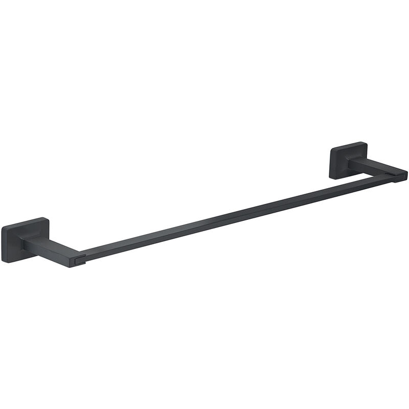 Gedy - Portasalviette 50 cm in acciaio inox, ottone e Cromall GT21-50 serie gran torino Nero