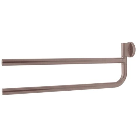 Portasalviette doppio a snodo serie One - Inda - Finitura:: Bronzo