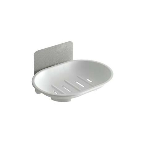 PORTASAPONE BAGNO IN ABS- - mm.130x97x75 - colore bianco - 6 pezzi AGLAIA