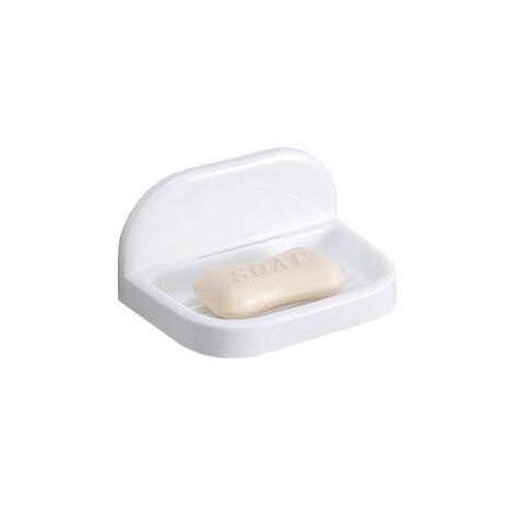 PORTASAPONE BAGNO IN PP- - mm.148x95x75 - colore bianco - 3 pezzi AGLAIA