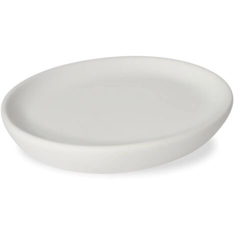 PORTASAPONE CHLOE 13X10XH2CM BIANCO OPACO