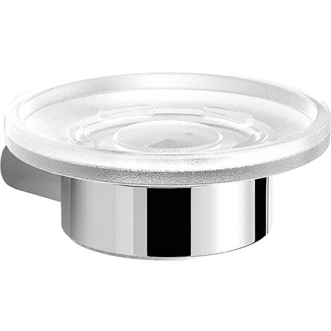 Portasapone da muro in alluminio, ottone e cromall A111 Gedy serie AZZORRE Cromato