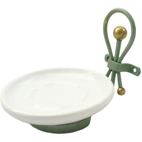 Arredo Bagno In Ferro.Portasapone Da Parete Ferro Battuto Ceramica Artigianale Arredo Bagno 150031 B