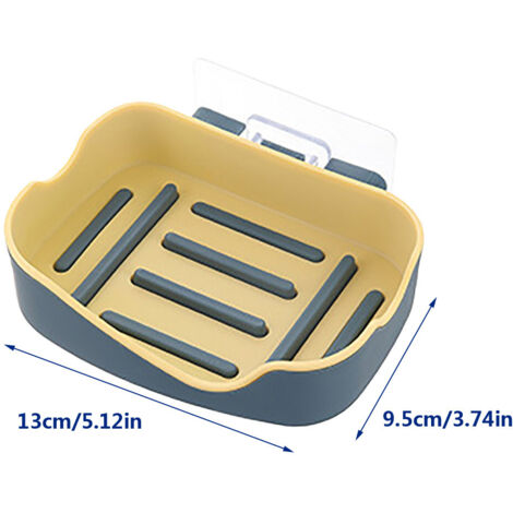 Portasapone da viaggio, porta sapone da doccia, contenitore solido per sapone, supporto solido per sapone, mensola per sapone da doccia, facile da pulire, mantiene il sapone asciutto.