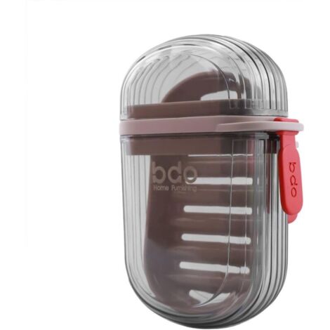 Portasapone da viaggio portatile con coperchio impermeabile e a tenuta stagna, ideale per casa, bagno, escursioni e viaggi.
