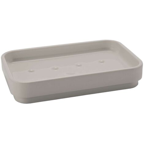 Portasapone d'appoggio in plastica riciclata 6398 Gedy serie SEVENTY Beige