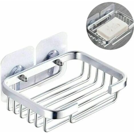 Portasapone in acciaio inox, portasapone da doccia, portasapone da parete, adatto per bagni e cucine.