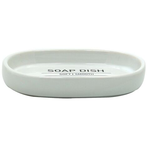 Portasapone in ceramica bianco - serie White