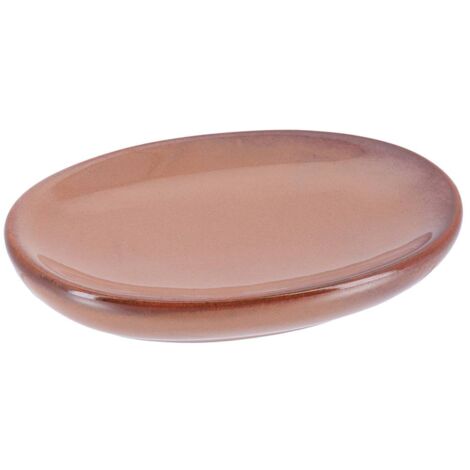 Portasapone in gres laccato - ambra - Tendance