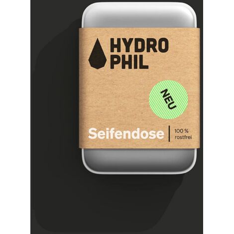 Portasapone in metallo HYDROPHIL con coperchio