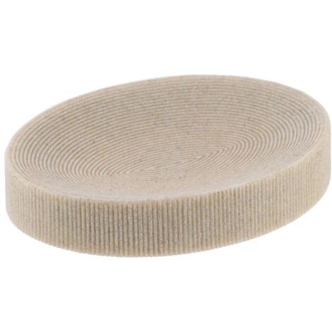 Portasapone ovale in poliresina - naturale - Tendance