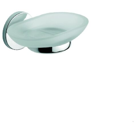 Portasapone porta sapone metaform one art 744 in ottone cromato e vetro