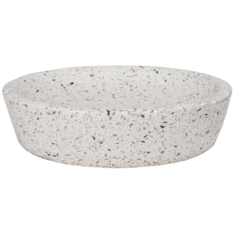 Portasapone Q-BATH PREMIUM DECOR 1551, terrazzo chiaro