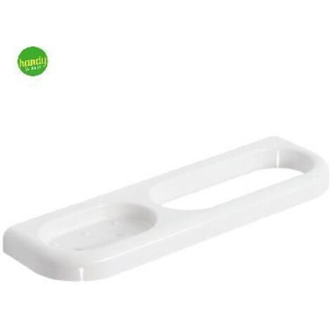 Portasapone/salviette a muro Linea Metaform Bianco 37 cm