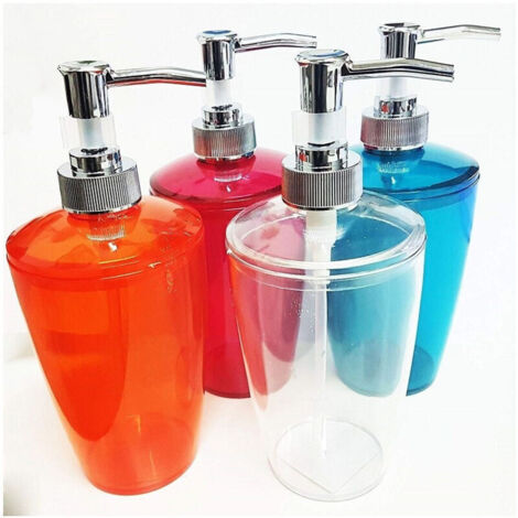 Portasapone Sapone 17cm In Plastica Dispenser Bagno Liquid Design