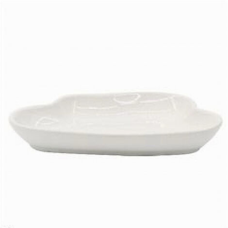 Portasapone Saponetta Ceramica Bianco Forma Nuvola Bagno Accessorio Arredo 79938