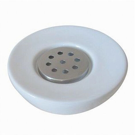 Portasapone Saponetta Colore Bianco In Ceramica Accessori Arredo Per Bagno 59871