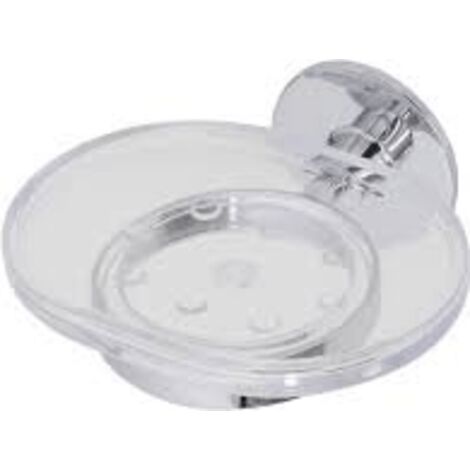 PORTASAPONE SAPONETTA IDEA IN ACCIAIO CROMATO ARREDO BAGNO