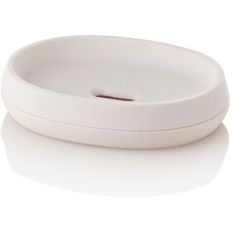 "Portasapone SHABBY biancoin abs e gomma"