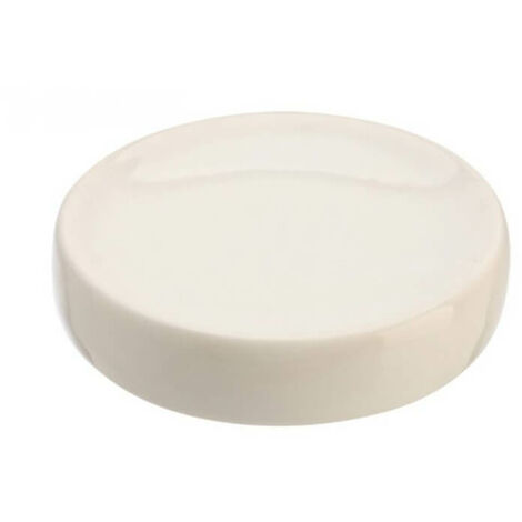 Portasaponetta Piattino Bagno Ceramica Bianco Linea Cily