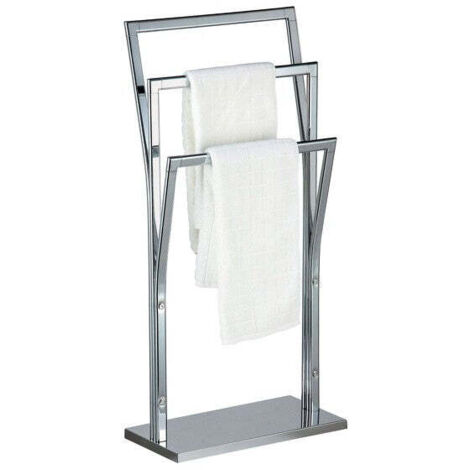 PORTASCIUGAMANI 3 LIVELLI IN ACCIAIO CROMATO 41X18,5X87 CM