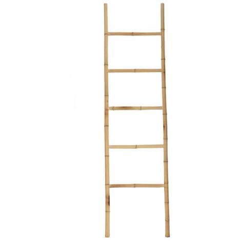 Portasciugamani a 5 pioli 100% bambù - bambù - Tendance