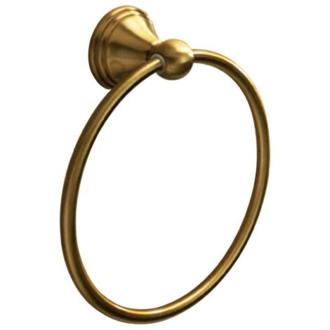 Portasciugamani Ad Anello In Acciaio Color Bronzo  Rosa