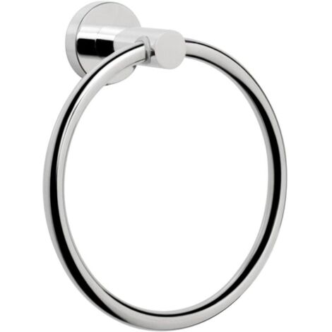 Portasciugamani da bagno KZQ, accessori da bagno, portasciugamani da bagno in acciaio inox spesso, portasciugamani da parete rotondo moderno.