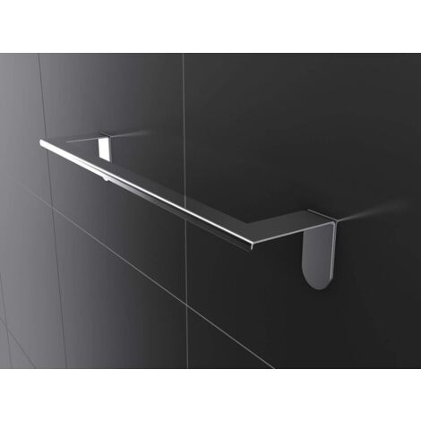Portasciugamani in acciaio lucido fissaggio a viti lunghezza 40 cm Capannoli Easy YE140     55V  fissaggio a viti - L.40 - Acciaio Lucido