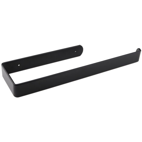 Portasciugamani Nero, Portasciugamani da Bagno 31 CM, Portasciugamani, Antiruggine e Resistente alla Corrosione, per Bagni, Camere da Letto