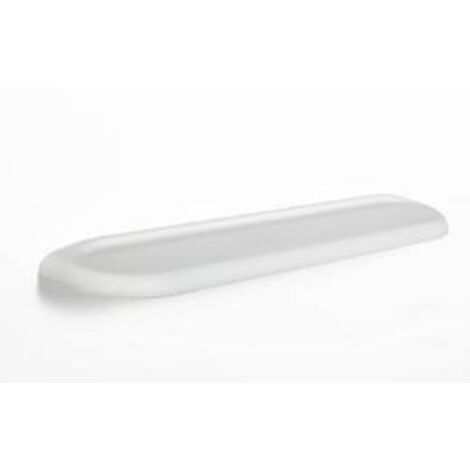 Portasciugamani per arredo bagno in abs colore bianco 55 cm accessori wc