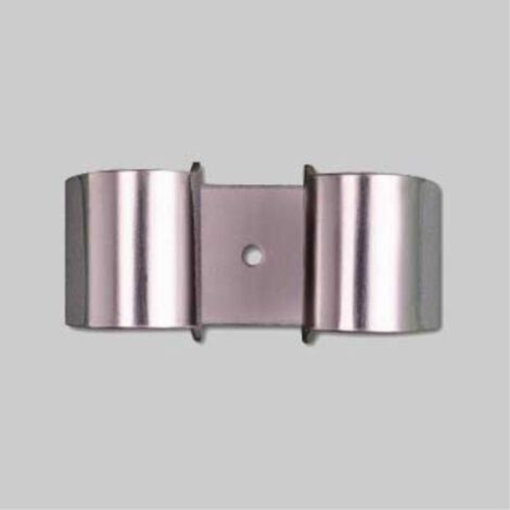 Portascopa a molla in acciaio inox 1 posto