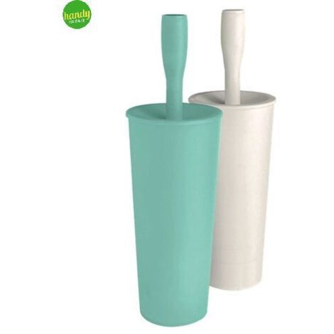 Portascopino WC antibatterico Sanix agli Ioni d'Argento - Bianco o Verde