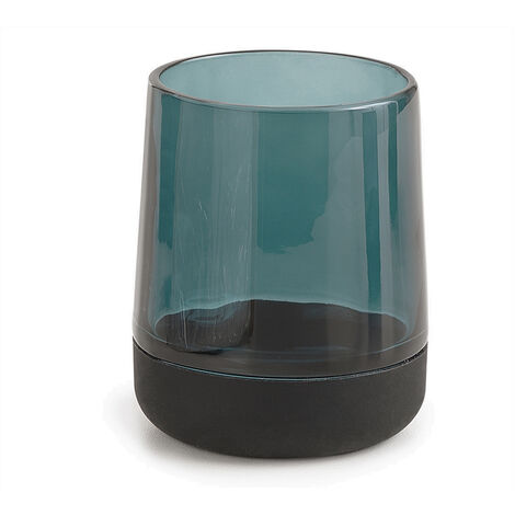 Portaspazzolini d' appoggio in vetro e silicone NC98 Gedy serie NICOLE Verde