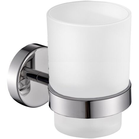 Portaspazzolini da muro in acciaio inox AISI 304 Gedy 5010 serie PROJECT Cromato