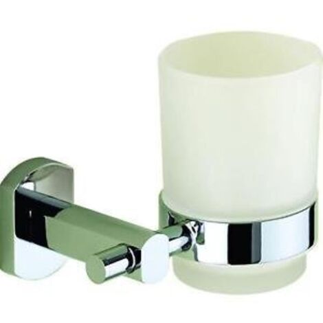 Portaspazzolini da muro in acciaio inox e Cromall EP10 Gedy serie EDERA PLUS Cromato