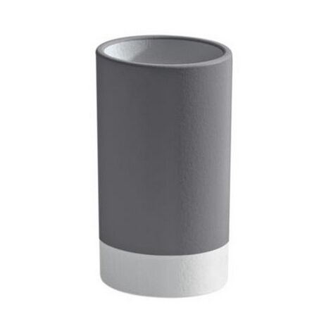Portaspazzolini d'appoggio in ceramica new mizar grigio