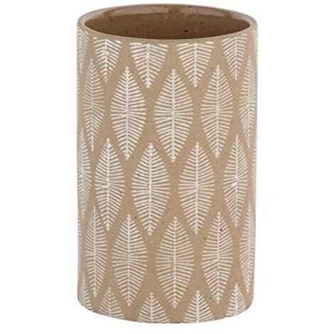 Portaspazzolini In Ceramica Tupian Beige
