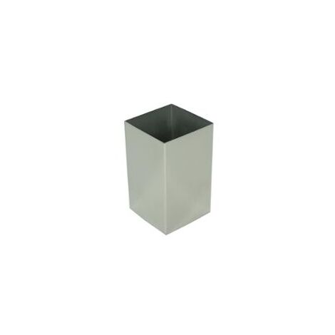 PORTASPAZZOLINI NEMESIA 6X6XH10CM INOX LUCIDO.