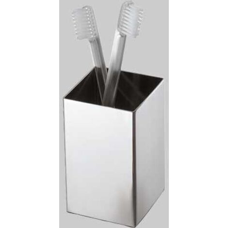 PORTASPAZZOLINI NEMESIA ACCIAIO INOX LUCIDO