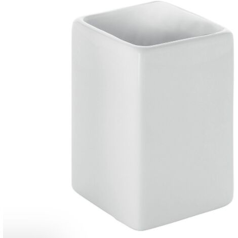 Portaspazzolini verbena in ceramica bianco gedy 0000ve980200000