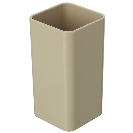 Portaspazzolino Beige da Appoggio per Bagno Moderno Star