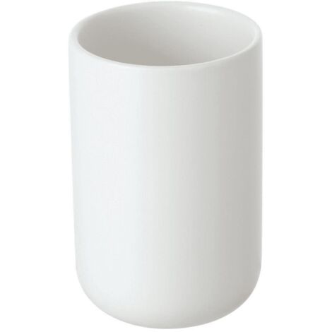 Portaspazzolino in ceramica bianco linea Oslo Feridras
