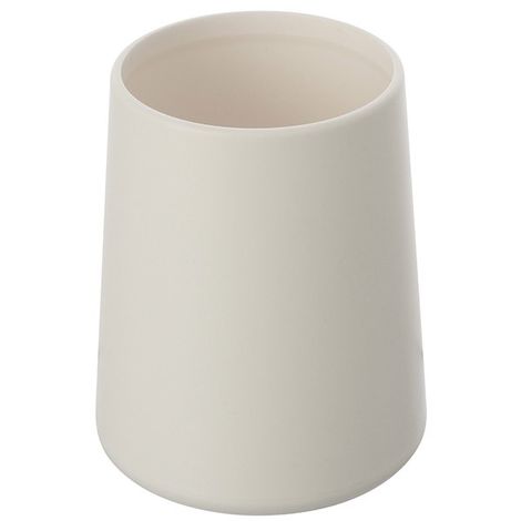Portaspazzolino In Plastica Bianco da Appoggio Per Bagno Moderno