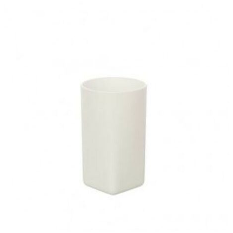 Portaspazzolino in plastica bianco denver